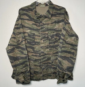 Rothco Tiger Stripe Camo Utility Field Coat Jacket Men's XL Army Military - Picture 1 of 9