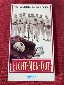 π₯ Rare "Eight Men Out" (1988) MLB White Sox Sports/Drama VHS Tape 1989 Release - Picture 1 of 5