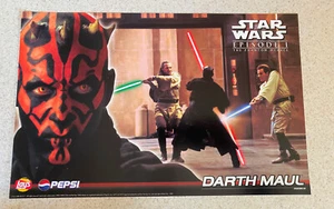 Star Wars Episodio 1 (1999) -- Póster promocional Pepsi / Lays 11 x 17 -- Darth Maul - Imagen 1 de 1