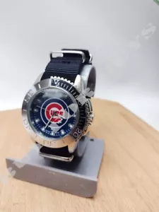 Chicago Cubs MLB Starter Men's Watch - Men's Black Watch - Chicago Cubs Watch - Picture 1 of 9