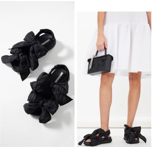 ADIDAS NUOVO con scatola Org. $545 Cecilie Bahnsen Sandali Valeria Neri EU39