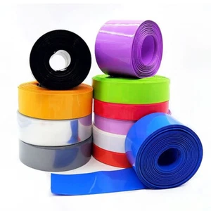 1M PVC Heat Shrink 130mm to 625mm Heat shrinkable Film Insulation Large Tubing - Picture 1 of 9