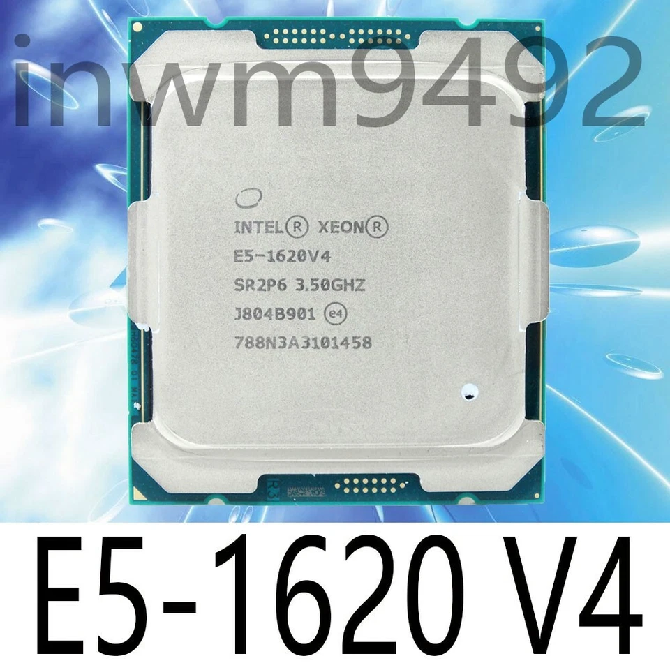 Intel Xeon E5-1620 V4 3.5GHz QUAD CORE PROCESSOR Socket 2011-3 CPU SR2P6 - Image 1 of 1