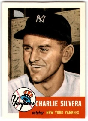 1991 Topps Archives 1953 Charlie Silvera New York Yankees #242 - Image 1 of 2