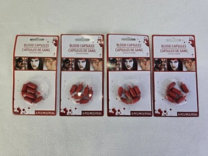 Lot of 4 Liquid Costume Blood Capsules Kit - Picture 1 of 10