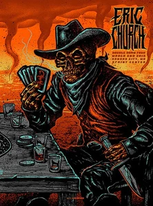 Eric Church Poster 3/2/2019 Kansas City MO Signed & Numbered #/25 Artist Edition - Picture 1 of 1
