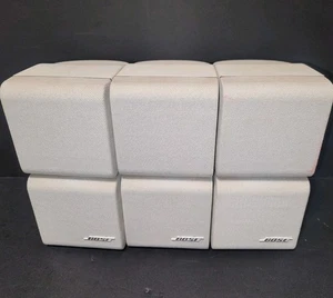 (3) Double Cube Speaker for BOSE Lifestyle Acoustimass 7-Series  Lot White - Picture 1 of 2