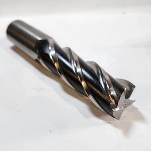 .978" Regrind x 3" LOC 4 Flute HSS End Mill 1" Shank 5-3/8" OAL PCT Cutter - Picture 1 of 7