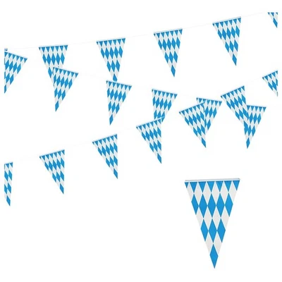 10M Bavarian Garland Decoration Oktoberfest Decor  Party Oktoberfest9930 - Image 1 of 4