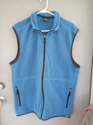 Chaleco polar azul vintage Aigle Polartec para hombre XXL bolsillos usado en excelente estado Foto 1 de 4