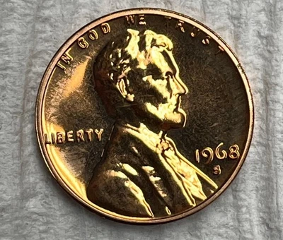 1968 S Lincoln Memorial Proof Cent BRILLIANT COIN MINT /UNC GEM - Image 1 of 4