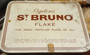 Old Ogden's St. Bruno Flake Tin - Picture 1 of 1