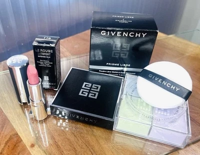Givenchy Prisme Libre Loose Powder 1 Mousseline Pastel Older Classic + Mini Lip - Image 1 of 4