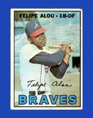 1967 Topps Set-Break #530 Felipe Alou baja calidad (arruga) *GMCARDS* Foto 1 de 2