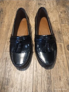 Zapatos de vestir de cuero GH Bass & Co negros con borla Weejuns para hombre talla 9,5 - Imagen 1 de 5