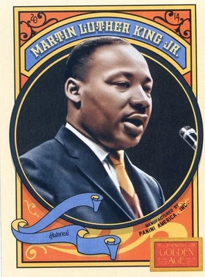 Panini Golden Age Base #82 2014 Martin Luther King Jr. Foto 1 de 2
