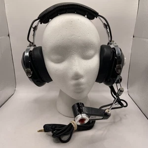 Rare Saitek Pro Flight Series Aviation Headset 3.5mm Flight Simulation PC - Picture 1 of 9