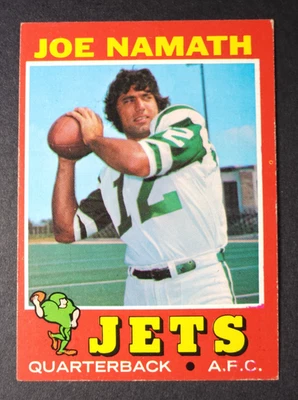 Topps Football 1971 #250 Joe Namath *B* New York Jets *Hof* *Excelente - Casi nuevo* Foto 1 de 4