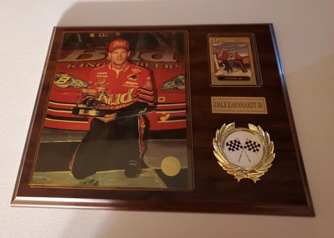 Dale Earnhardt Jr “Racing Great" NASCAR Wall Plaque 15” by 12” Cover
