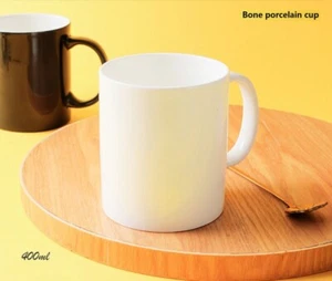 Set tazzine caffè White Bone China 400 - 500 ml porcellana leggera - Foto 1 di 4