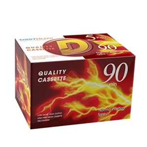 Blank Audio Cassette Tape - 90 Minutes Recording Time - Low Noise and High - Picture 1 of 8