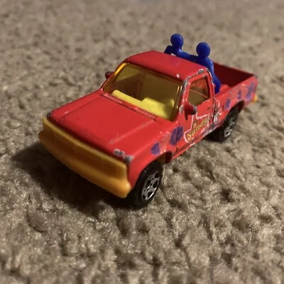 Matchbox Dodge Dakota SpongeBob Sandy toy Truck - Red, 1987 (2022) - Image 1 of 4