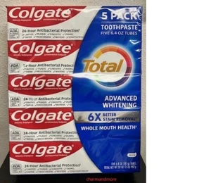 Colgate Total Advanced Whitening Toothpaste 5 Pack, 6.4oz Each - Picture 1 of 1