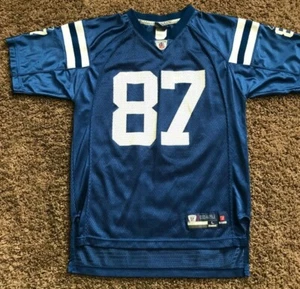 INDIANAPOLIS COLTS # 87 WAYNE NFL JERSEY BY TEAM REEBOK SIZE YOUTH LARGE 14 / 16 - Picture 1 of 12