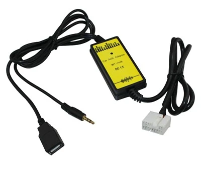 YONGJIANGXIA USB Aux Interface Adapter Cable For Honda Fit 2002-2011 Element:2003-2011