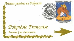 1995.Papeete-Fdc Enveloppe 1°Jour**Peinture-P.dubois-Art-Polynésie-Yv.494 - Imagen 1 de 1
