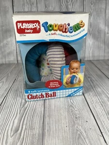 Vintage Playskool 1986 Touch’ems Clutch Ball Spielzeug 6 weiche Texturen 3-18 Monate - Bild 1 von 18