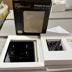 RetroTouch Friends Of Hue Smart Swtich Black PG 02803 - Picture 1 of 3