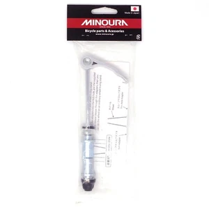 Minoura FT1 15mm Achse Steckachsenadapter für Radabrichtständer silber - Bild 1 von 3