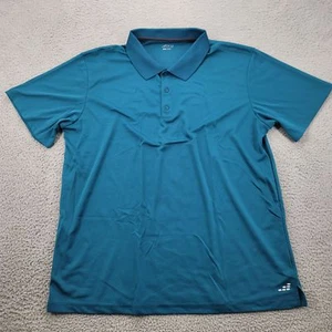 BCG Shirt Mens 2XL Blue Short Sleeve Casual Golf Polo - Picture 1 of 17