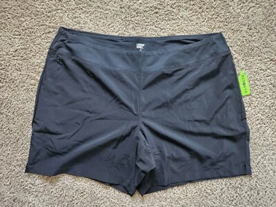 Pantalones Cortos Lands End Para Mujer Everyday Active Negros 3X 24W-26W Plus NUEVO Foto 1 de 4