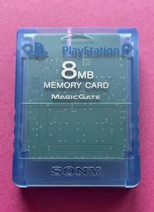 Original SONY Memory Card PS2 Clear BOX Transparent 8MB PlayStation 2 Konsole PS - Bild 1 von 2