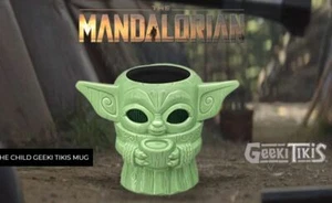 ¡NUEVO! Taza The Child Baby Yoda Geeki Tikis 16 Oz Star Wars Mandalorian ¡EXCLUSIVA! - Imagen 1 de 6