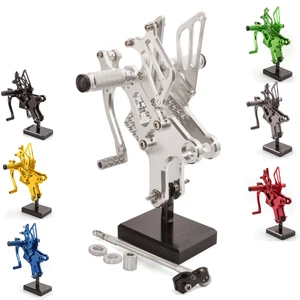 Juego de estriberas pedales estriberas reposapiés trasero para Honda CBF150 CB190R motocicleta CNC - Imagen 1 de 18