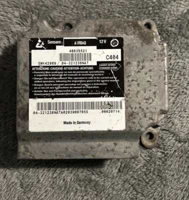 CALCULATEUR  BOITIER AIRBAG VIERGE FIAT STYLO (192)  5WK42969 46835521 C404 - Photo 1/4