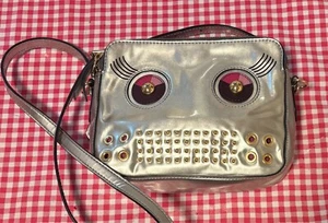 Fossil Toaster Metallic Leather Robot Shoulder Bag - Picture 1 of 8