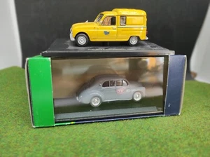 Renault 4 CV & 4L break PTT  Poste 1/43 Eligor n°100210 neuf en boite Atlas - Foto 1 di 8