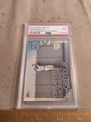 2019 Topps Baseball Update No 150-67 Ken Griffey Jr 150th Anniversary PSA 9 - Image 1 of 2