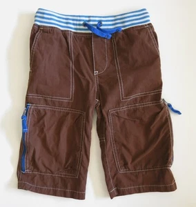 Mini Boden boy technos cargo solid stripe waist band pull on techno shorts 6Y  - Picture 1 of 2