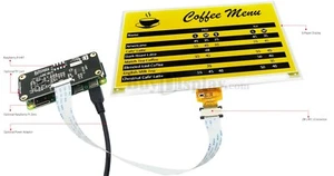  Yellow 7.5 inch ePaper Display Raspberry Pi HAT,e-Ink 640x384   - Picture 1 of 3