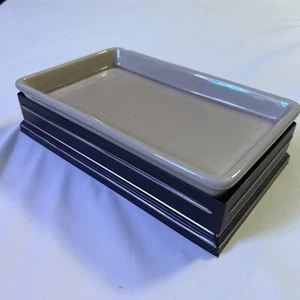Peri Home Guest Towel Holder Lexington Kilim Tray Metal Base Stackable Trays - Picture 1 of 14