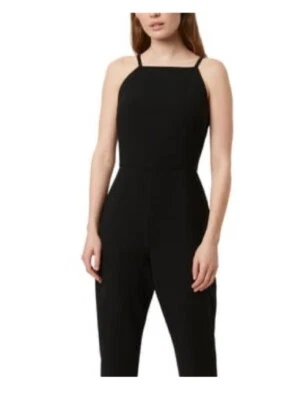NWOT French connection square neck black jumpsuit whisper US 6 #2958 - Image 1 of 4