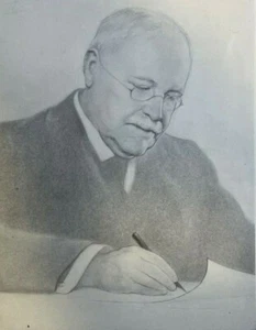 Illustrazione d'epoca 1908 autore William Dean Howells - Foto 1 di 2