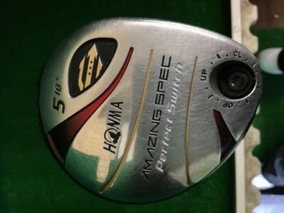 HONMA GOLF AMAZING SPEC Perfect Switch 5W Fairway Wood Flex-R 3S ARMRQ 6 No H/C - Image 1 of 4