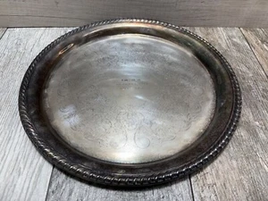 Bandeja para platos de servir chapados en plata International Silver Co. de colección - Imagen 1 de 9