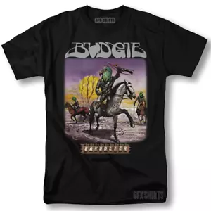 Budgie Shirt Bandolier Rock Merch Concert Tour Vntg Graphic T-Shirt - Picture 1 of 1